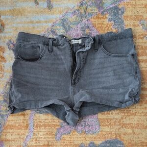 Madewell Charcoal Jean Shorts